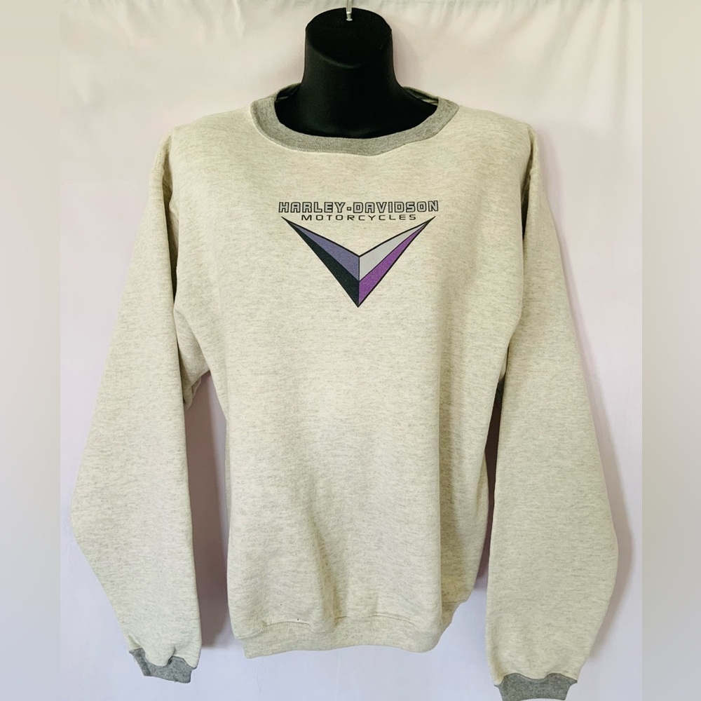 🔴 “Harley Davidson” Delta BC Women’s Cotton/Poly Sweatshirt - Like New! 🖤